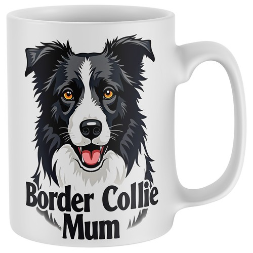 Border collie mum - mum, mug