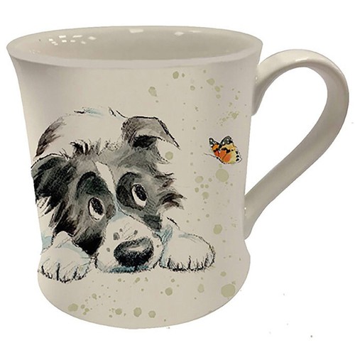 Paper shed collie mug - paper,