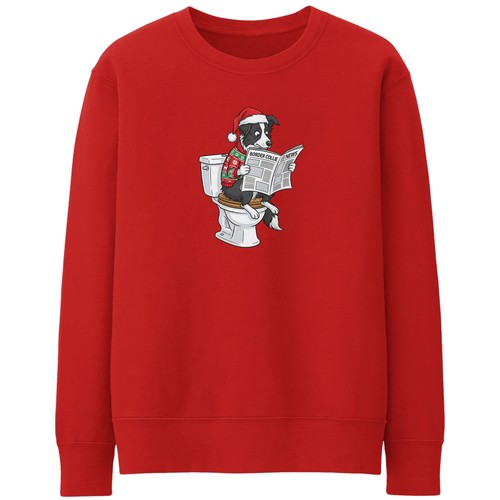 Funny border collie christmas - funny,