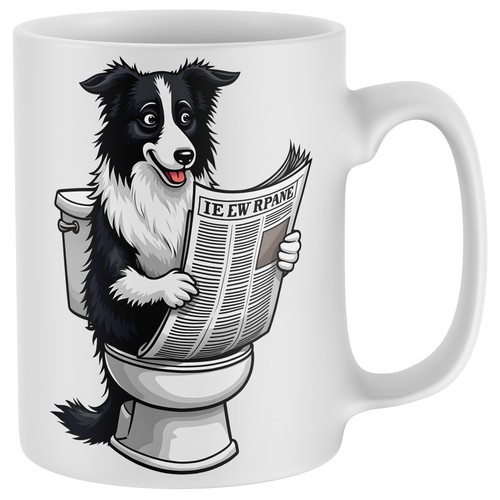 Funny border collie - funny,