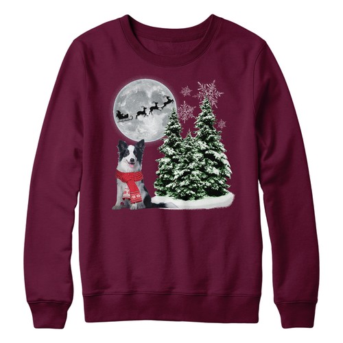 Border collie christmas - collie,